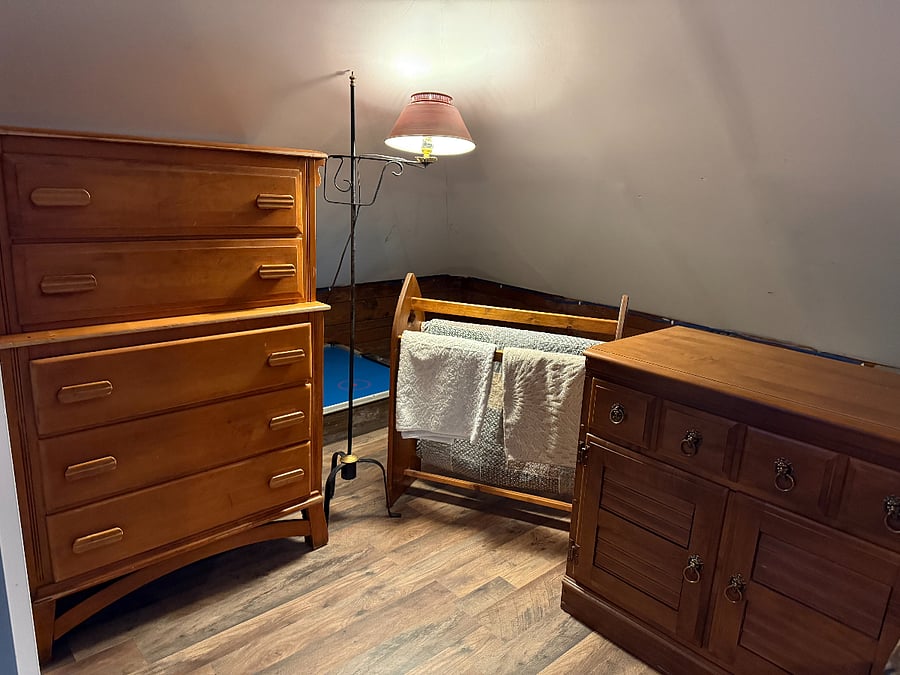 Dresser, storage nook in Attic Loft.