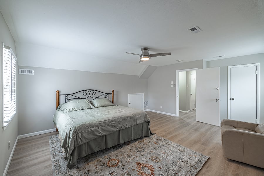 Master upstairs