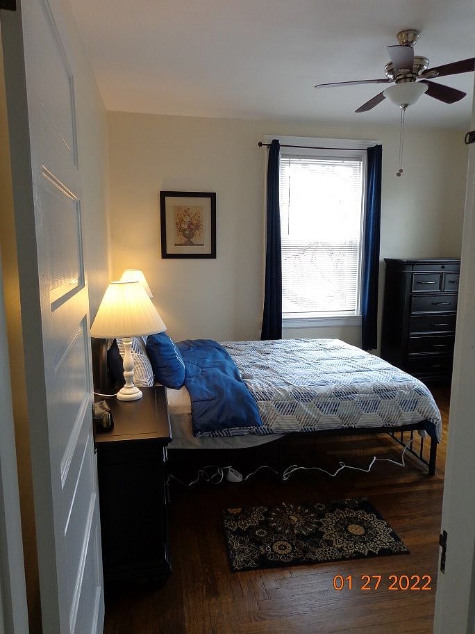 Lots of natural light when you want it, blinds and 100% black-out curtains for when you don't. 