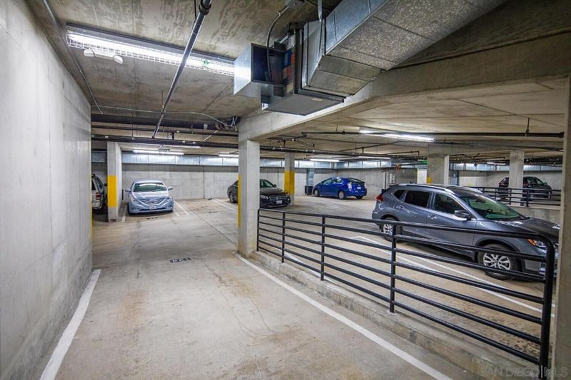 Assigned parking in garage of condo