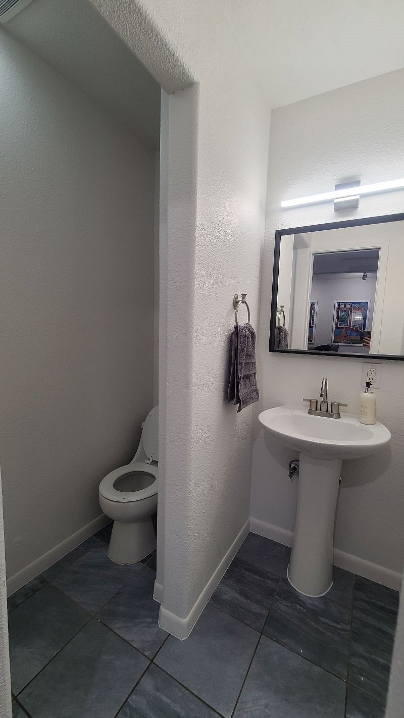 Convenient Half bath on the first floor
