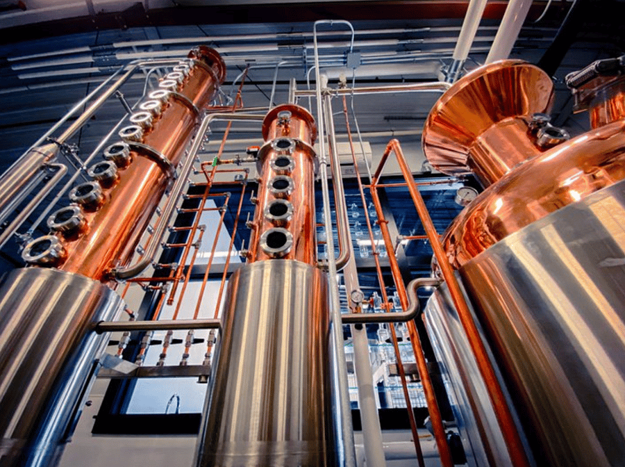 Manchester Distillery located on-site