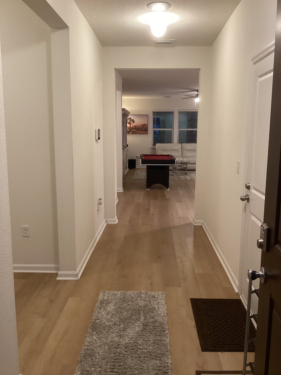 FRONT ENTRANCE HALL WAY - leading to lounge, dining area and kitchen.