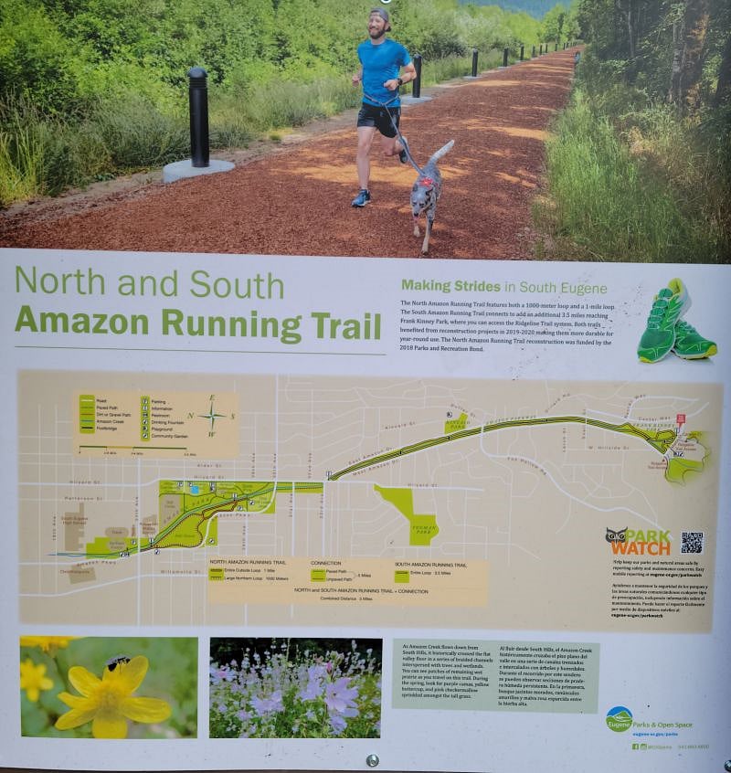 Map of Amazon Running Trail