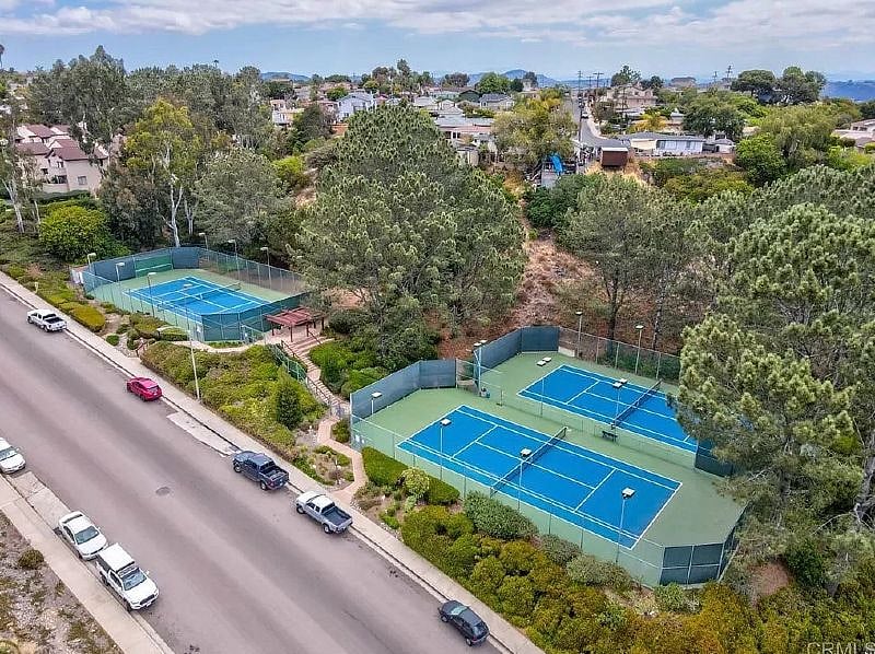 Private community tennis courts- they are looking to paint Pickleball lines soon :) 