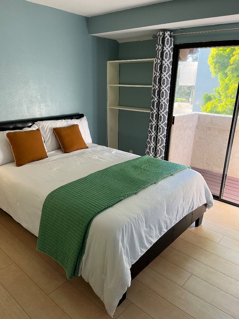 Bedroom #2- with walk out porch 