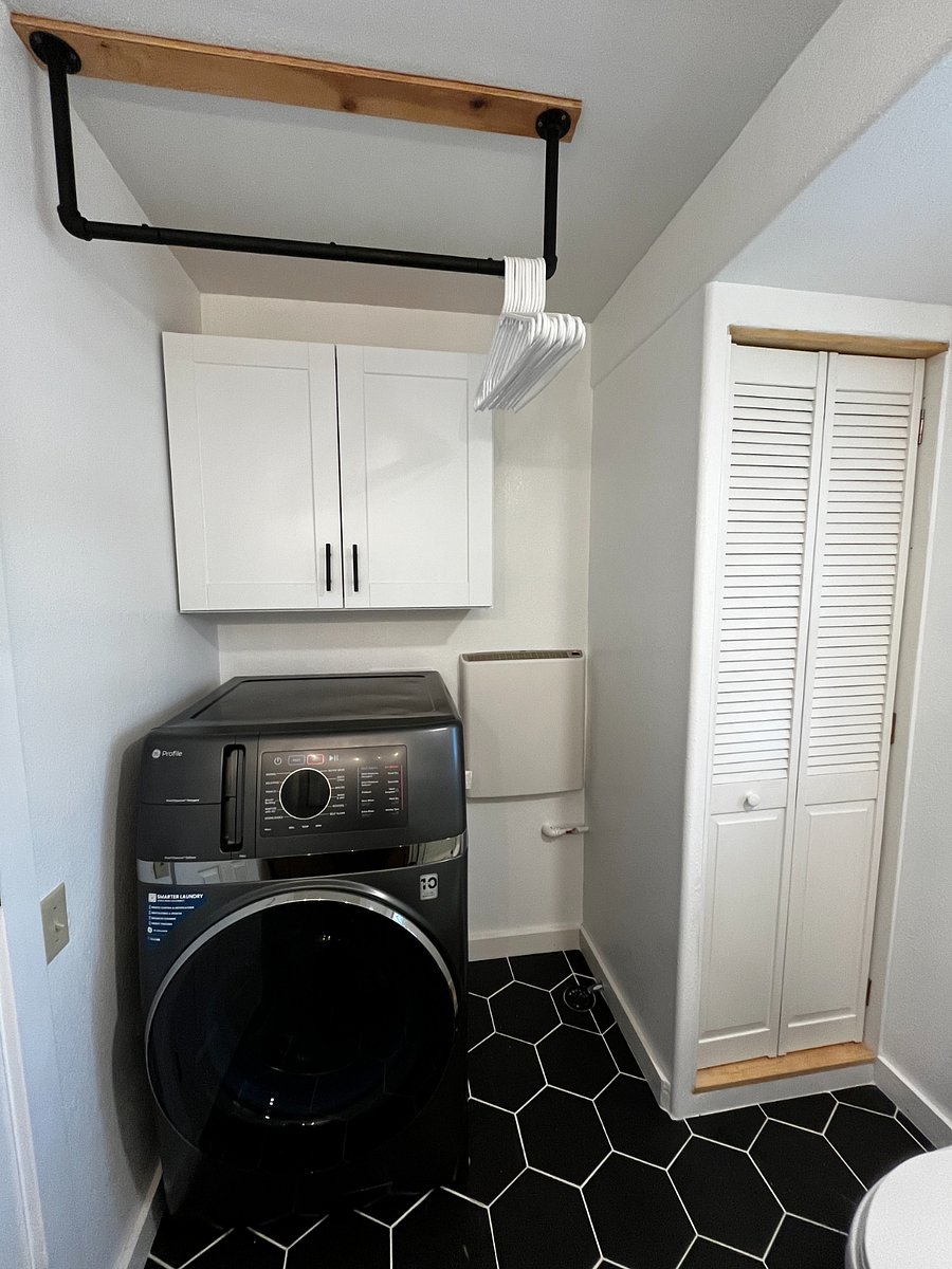 In-home full sized washer and dryer available to conveniently meet your laundry needs 24/7.