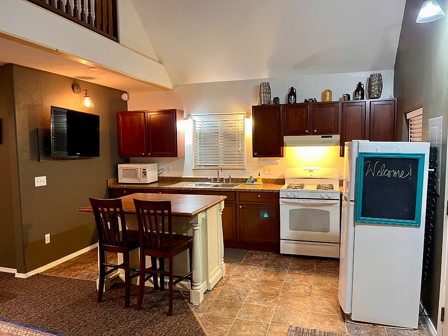 With a fully furnished kitchen, feel at home to cook as you would in your home kitchen.