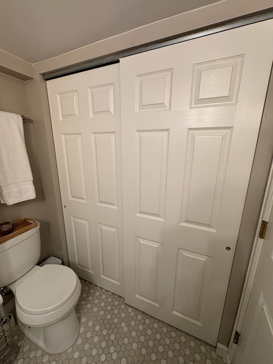 multiple large closets with lots of storage space