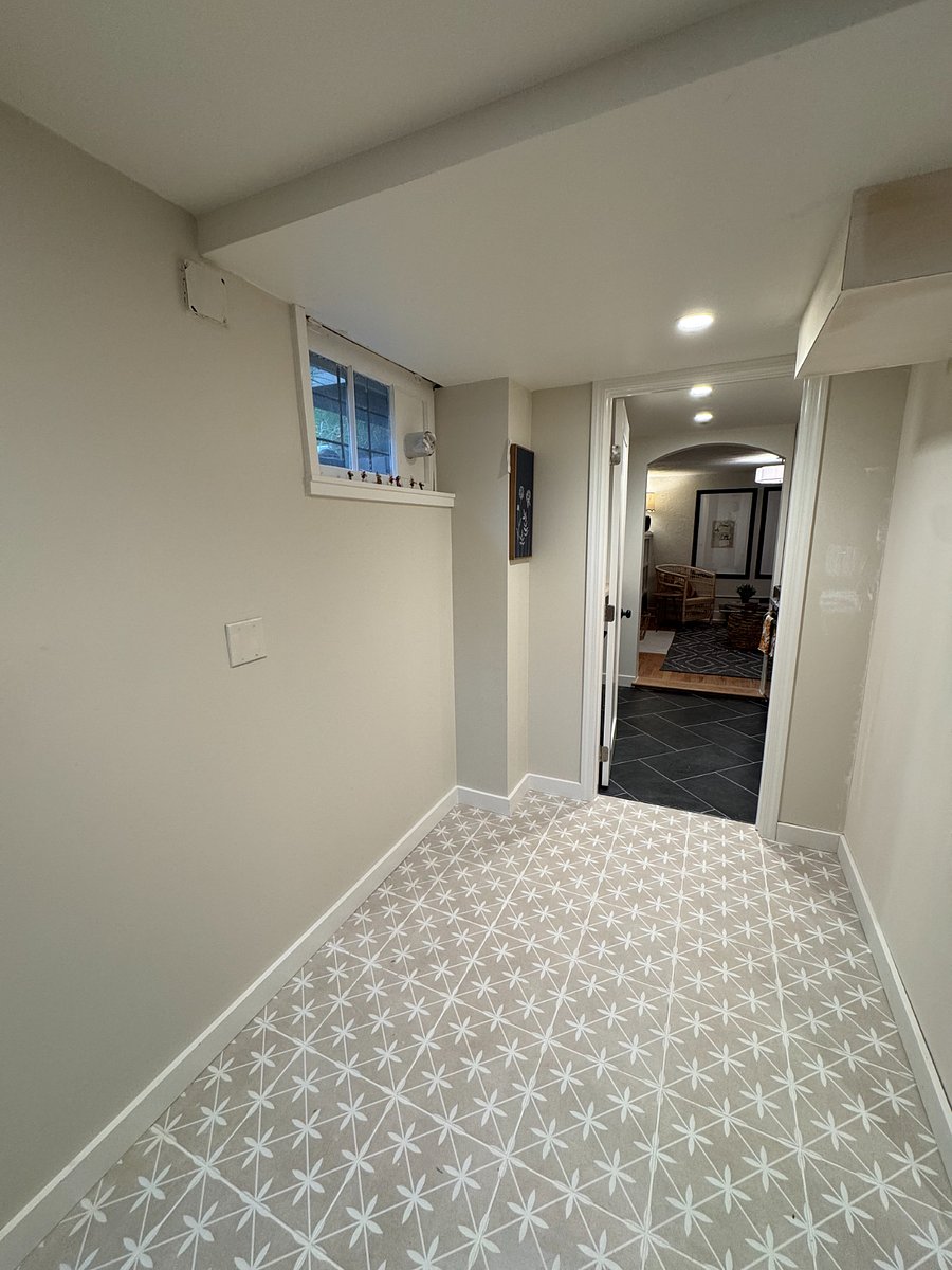 entry way to unit, separated from the rest of the basement