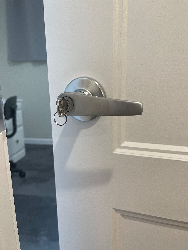 All units have locking doors.