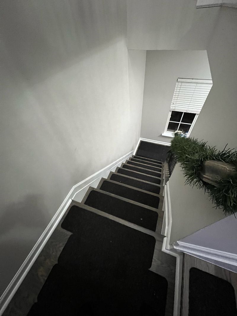 Slip-Prevention Padded Stairwell