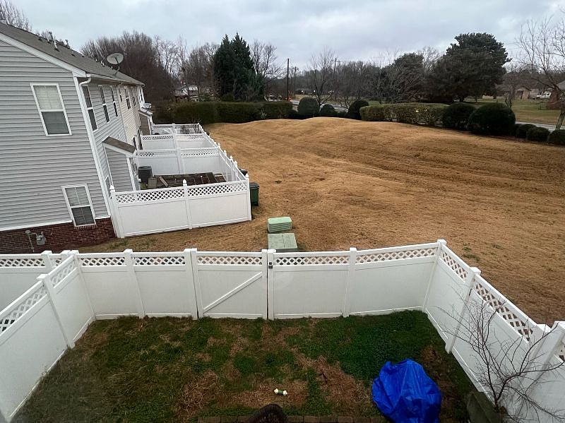 Backyard view from Master Bedroom