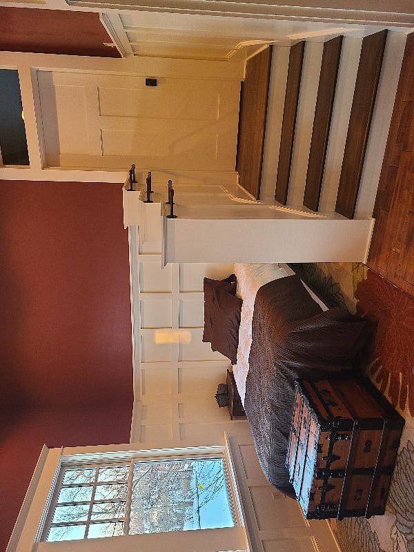 This is the second studio available. All "maroon" pictures. This unit does not have the washer/dryer.