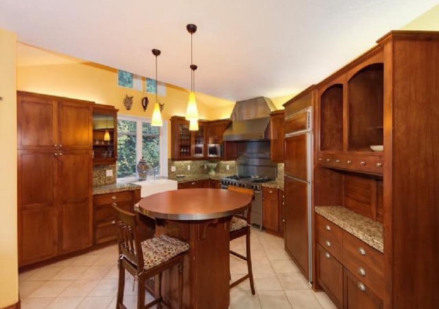 Gourmet kitchen with double oven, 6 burners, two sinks. Includes your own dry pantry space and shared refrigerator. All the cooking and dish wear you might want or need.
