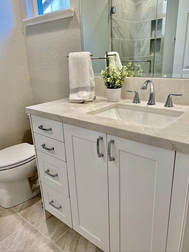 Newly remodeled bathroom