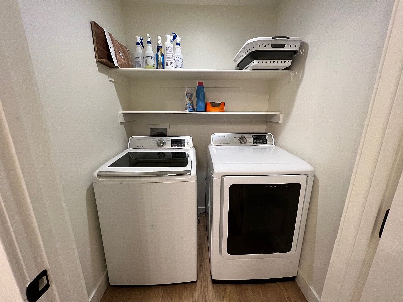In- Unit large capacity washer & dryer