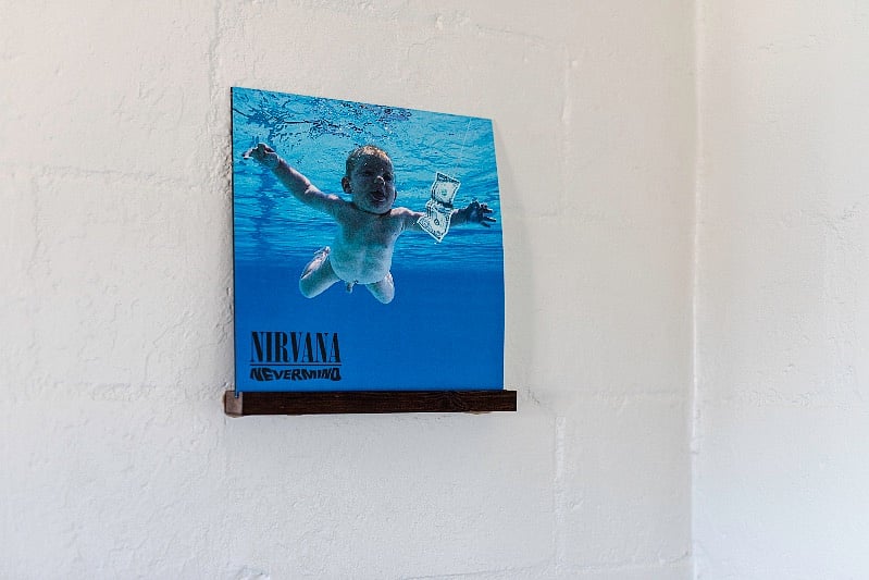 REAL vinyl albums hang on the walls throughout the space. Enjoy them on the record player in the bedroom!