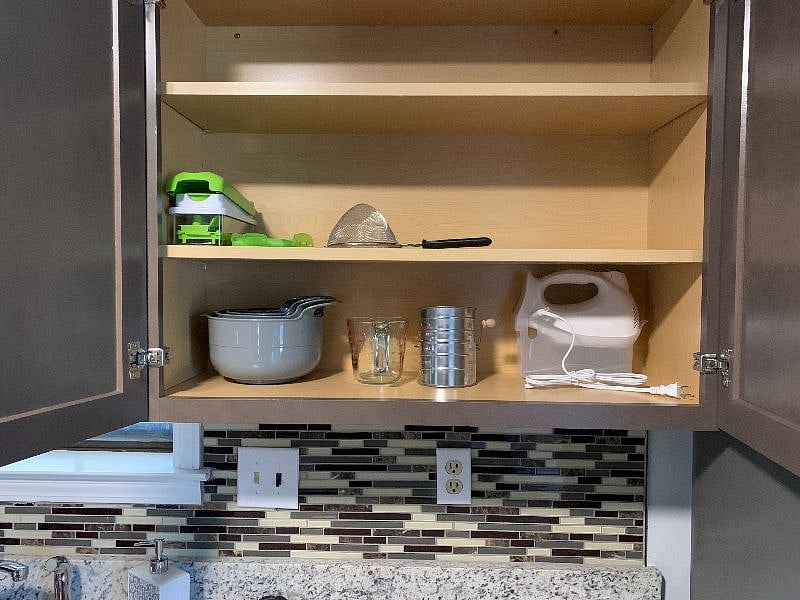 Cooking supplies for your convenience.