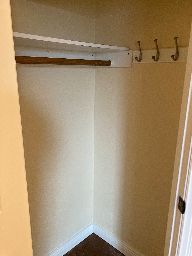 Separate closet 