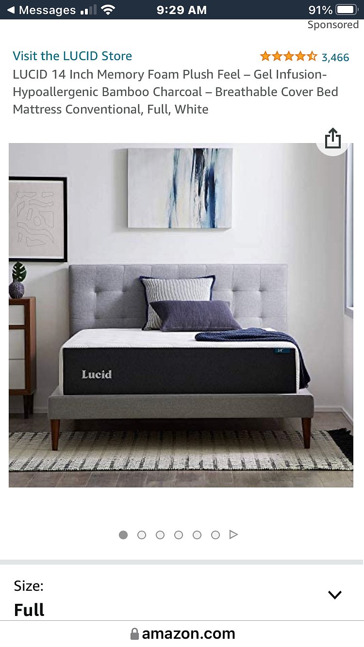 Lucid brand mattress