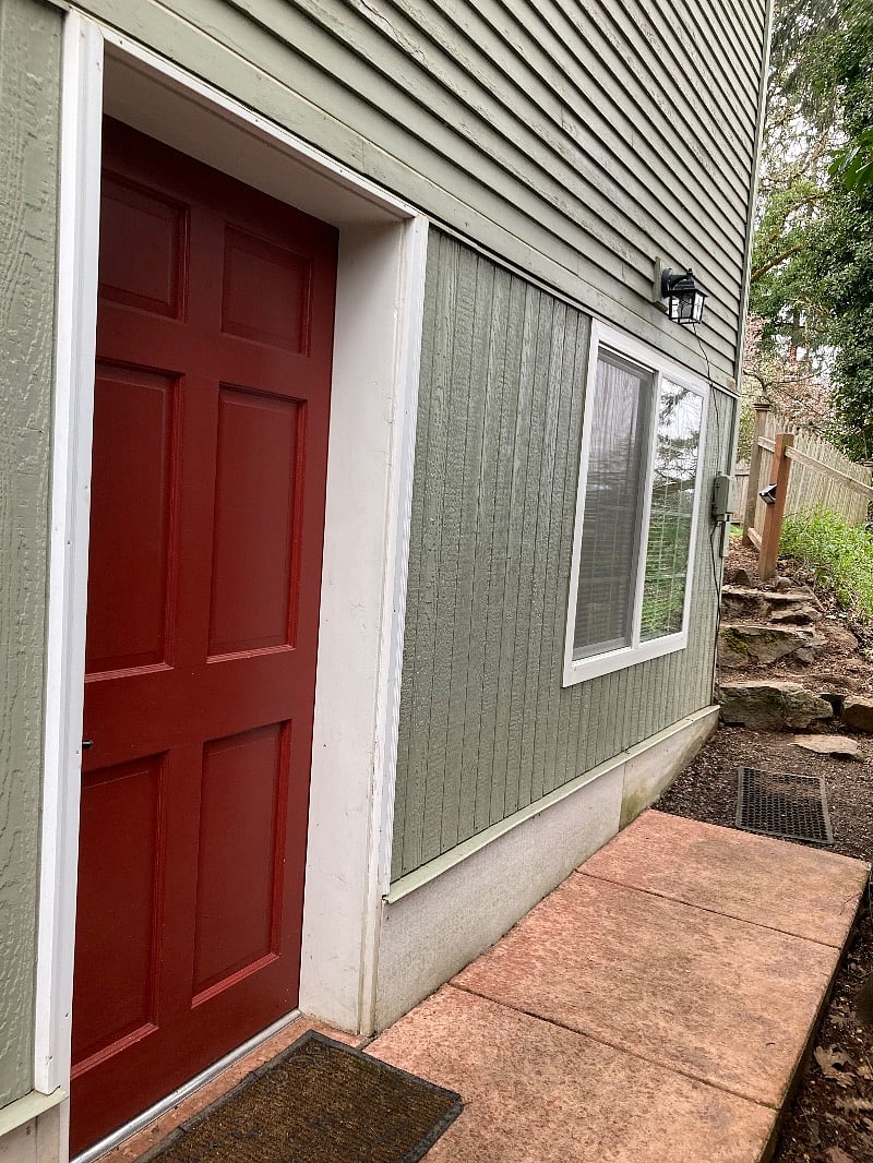 Separate private entrance