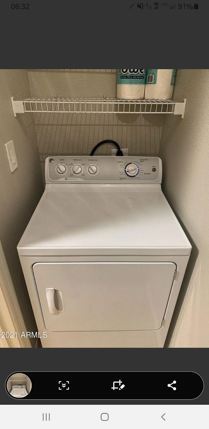 FULL SIZE DRYER IN UNIT