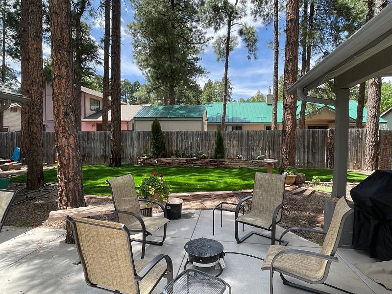 Outdoor seating area