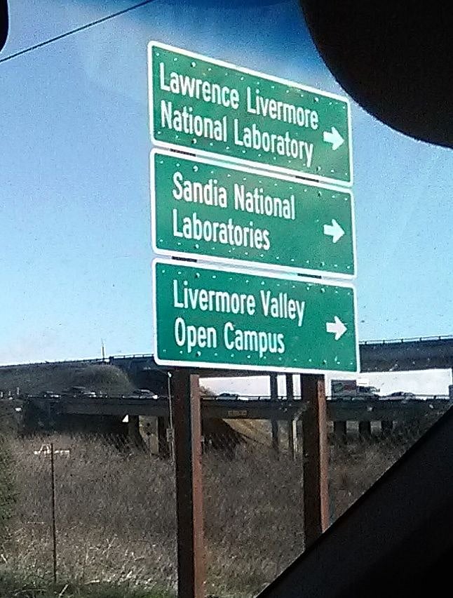 4.3 Miles from Livermore Labs