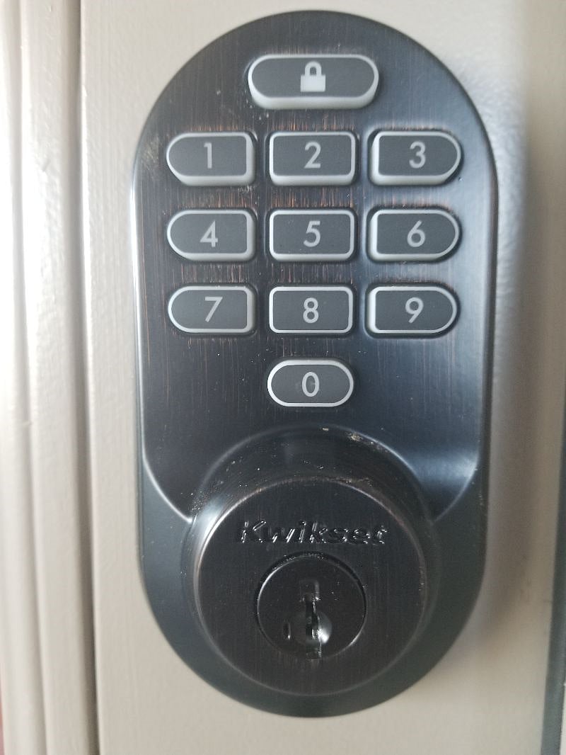 Your own secure digital lock and code for peace of mind and security.