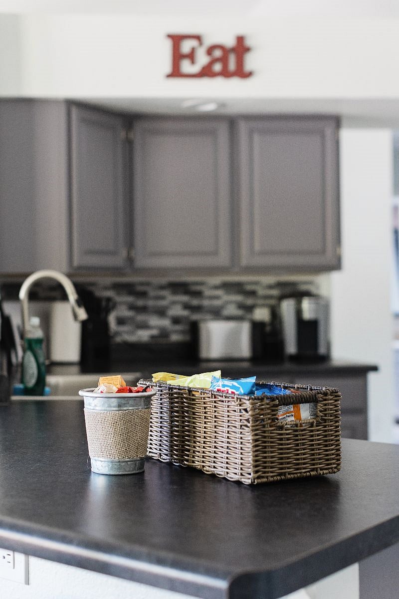 We;ll have a few snacks when you arrive!