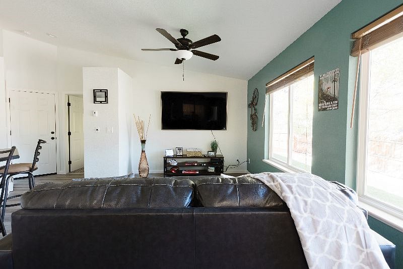 Here's a different angle on the second living area.