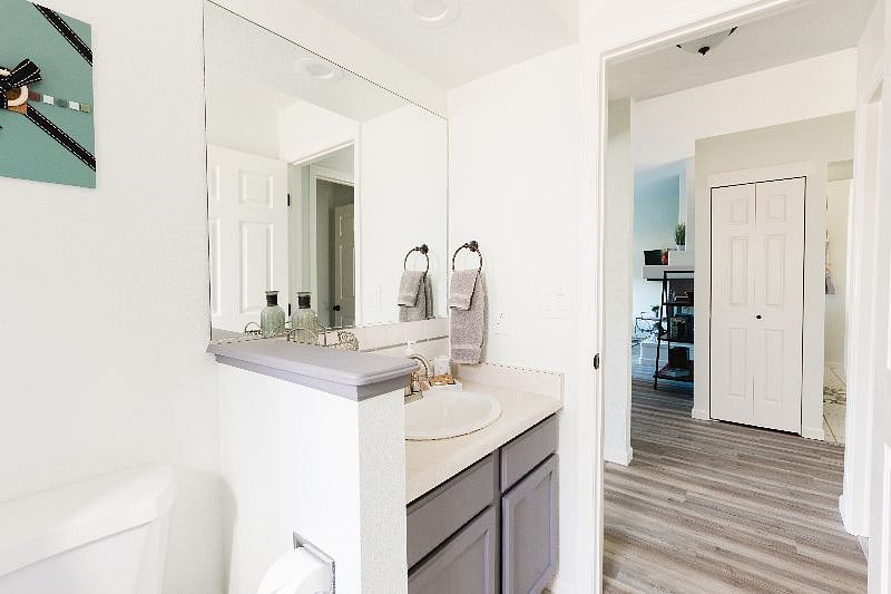 This is the second full bath (in addition to the master bath).