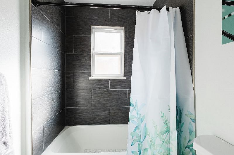 Full shower and tub in the second bathroom.