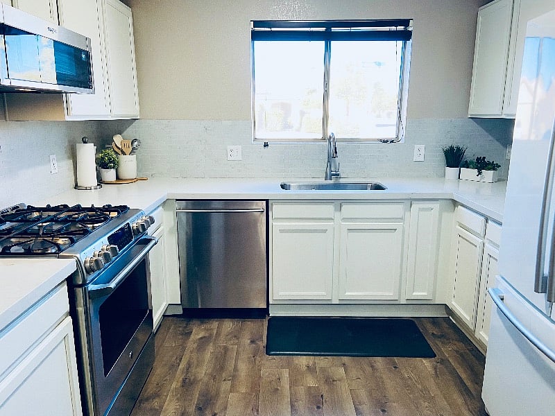 Fully stocked kitchen