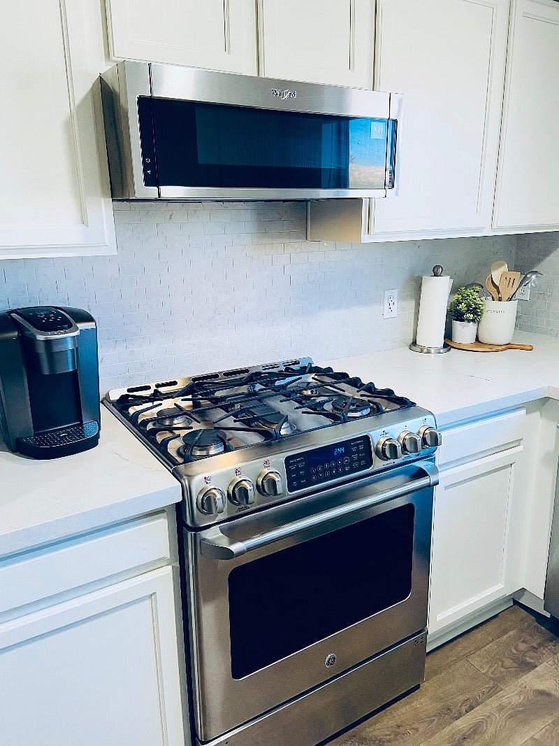 Fully stocked kitchen 