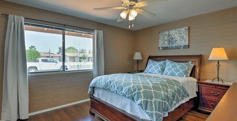 Master Bedroom with your pwn private bathroom.