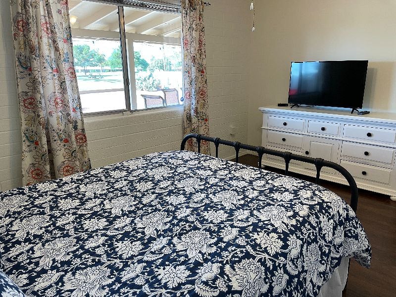 Bedroom 2 of 3 overlooking the golf course.
