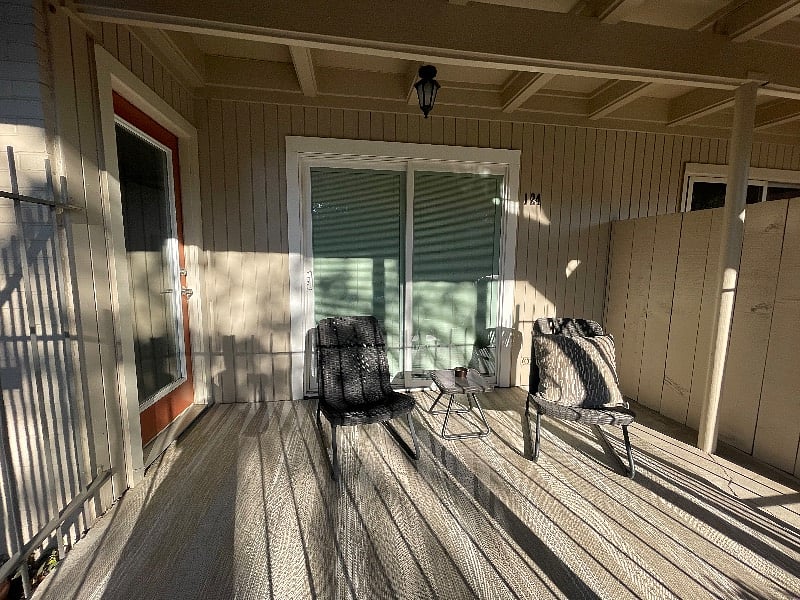 Gated patio