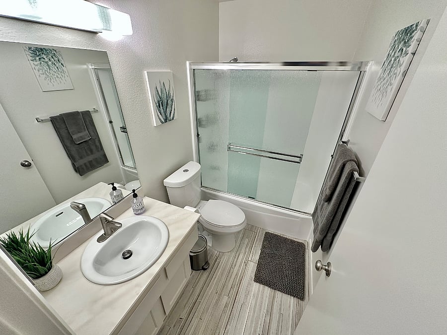 Private bathroom, adjacent to the bedroom