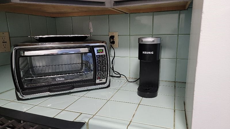 Convection toaster oven and Keurig k-cup coffee maker