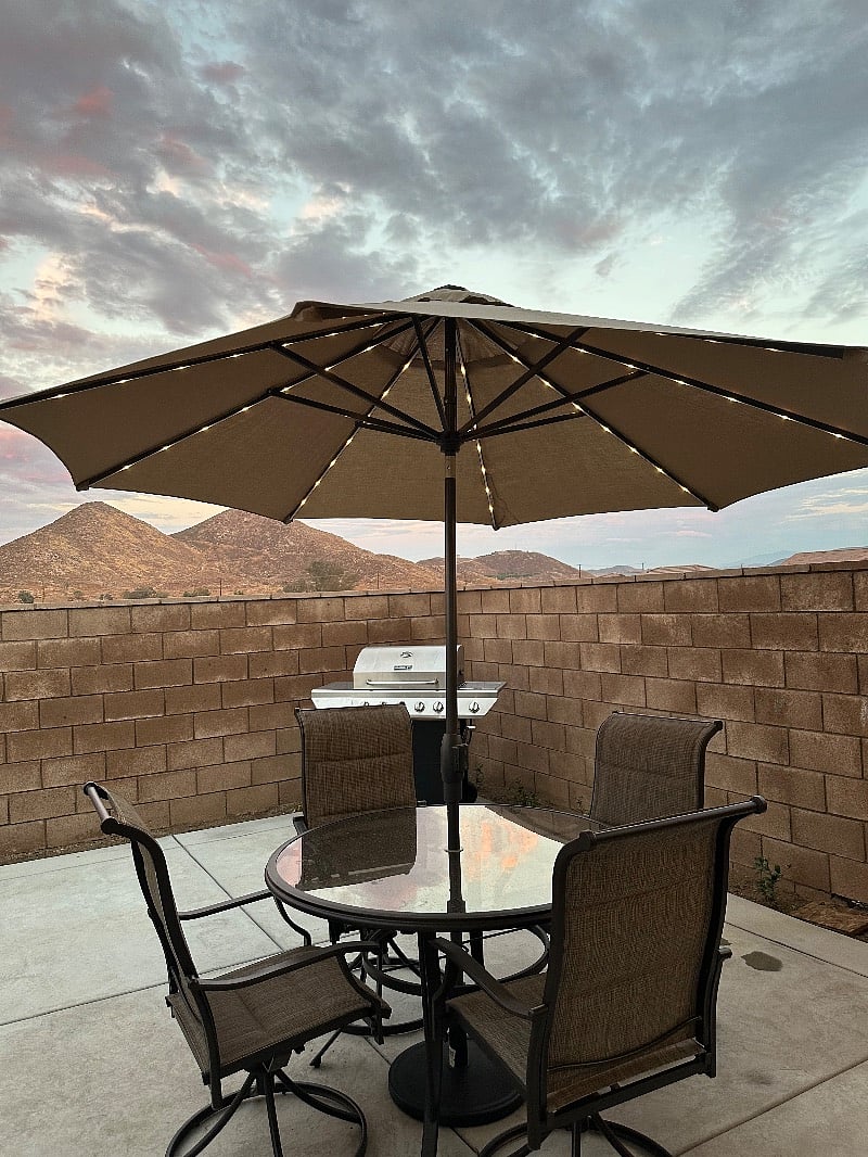 Patio Furniture & BBQ Pit