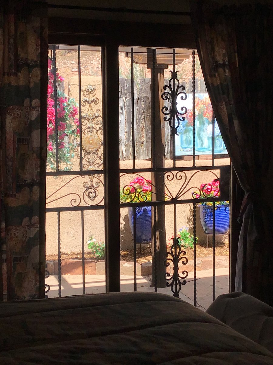 The slider in the master bedroom does backup duty as the window. The security door allows you to safely leave the door open for fresh air as much as you desire.