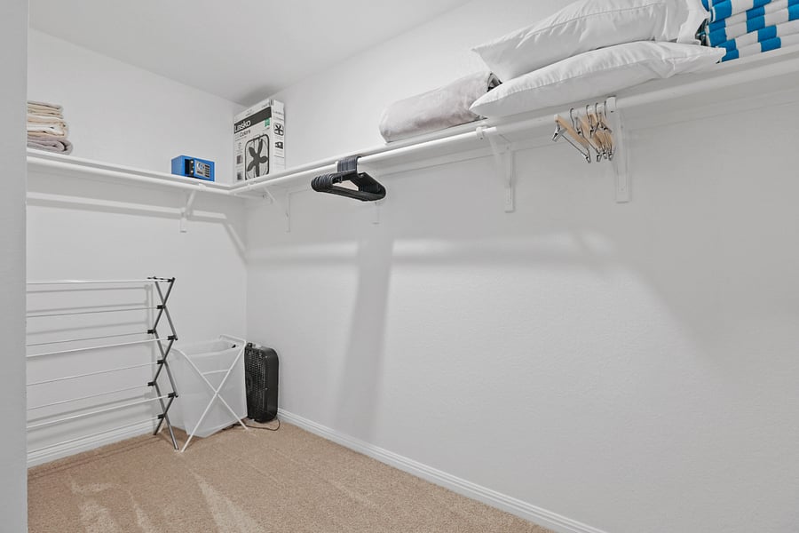 Main bedroom closet