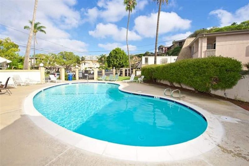 This is the pool directly in front of your unit.