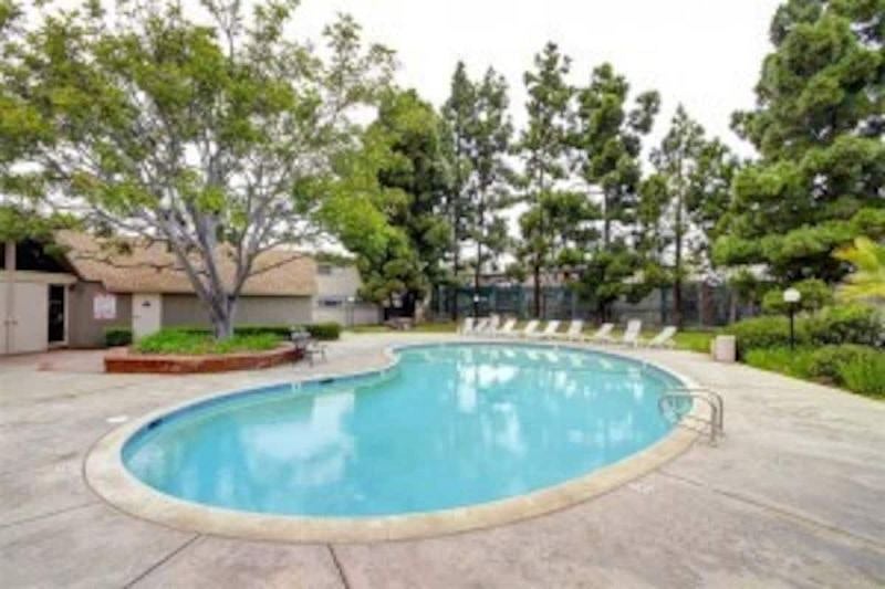Main pool with hot tub.