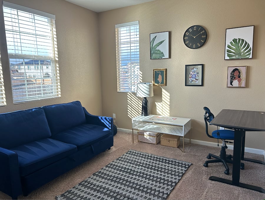 Upstairs office space