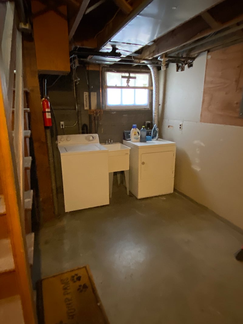 Washer and dryer