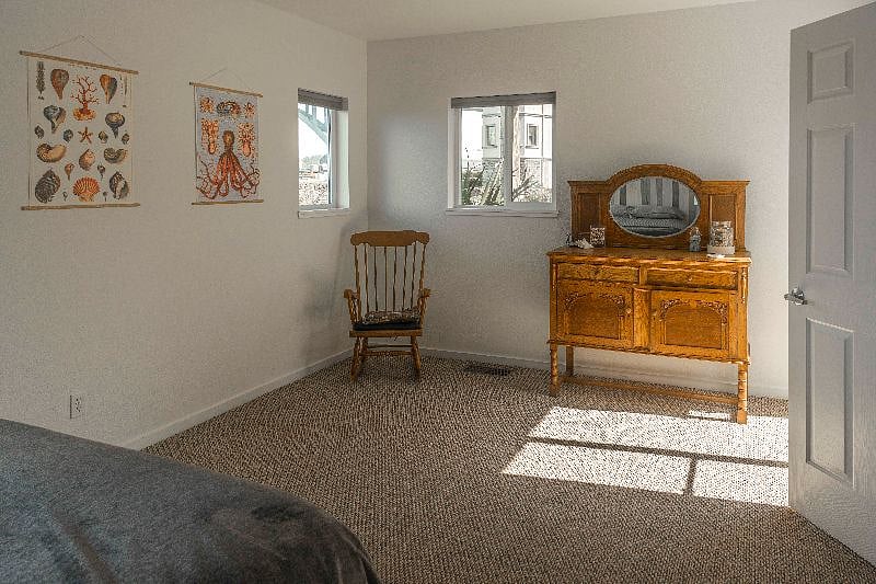 Downstairs bedroom, also a large walk in closet.