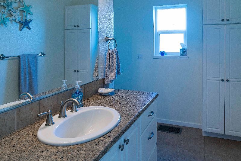 Downstairs bathroom vanity